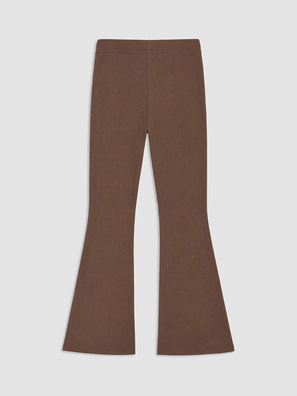 Girls' Ribbed Flare Leggings-1
