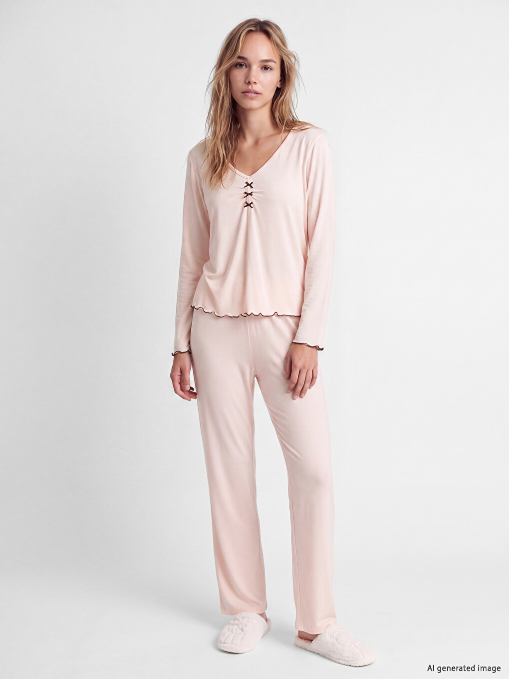 Femër Roze Set Pizhamash