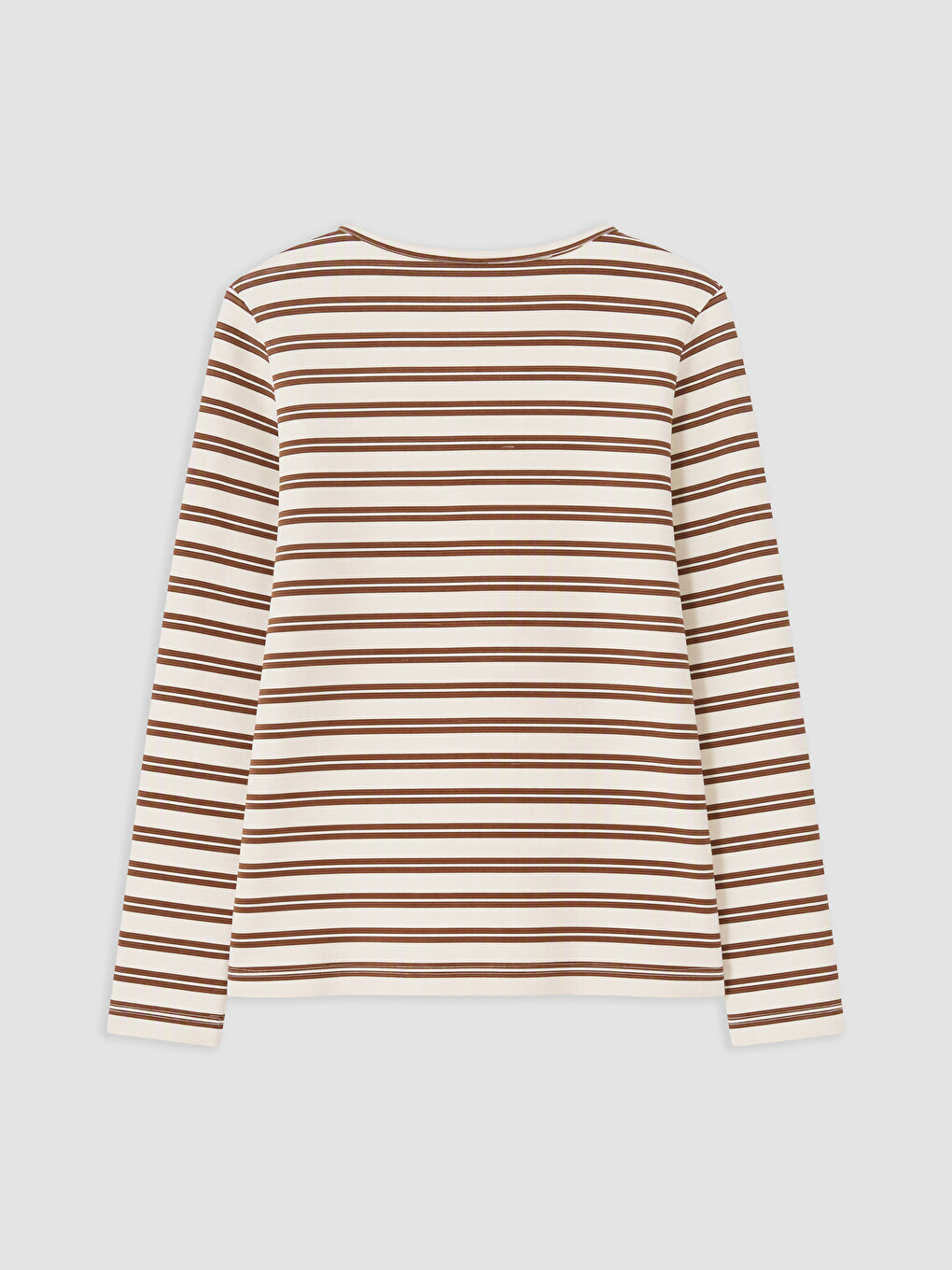 Tricou Copil Vărgat Cu Guler Rotund-4