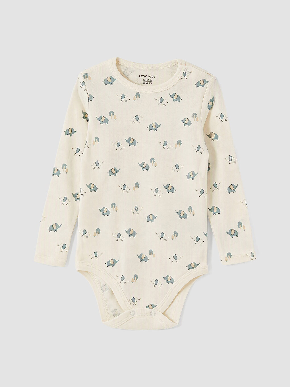 Baby Boy Beige Bodysuit-7