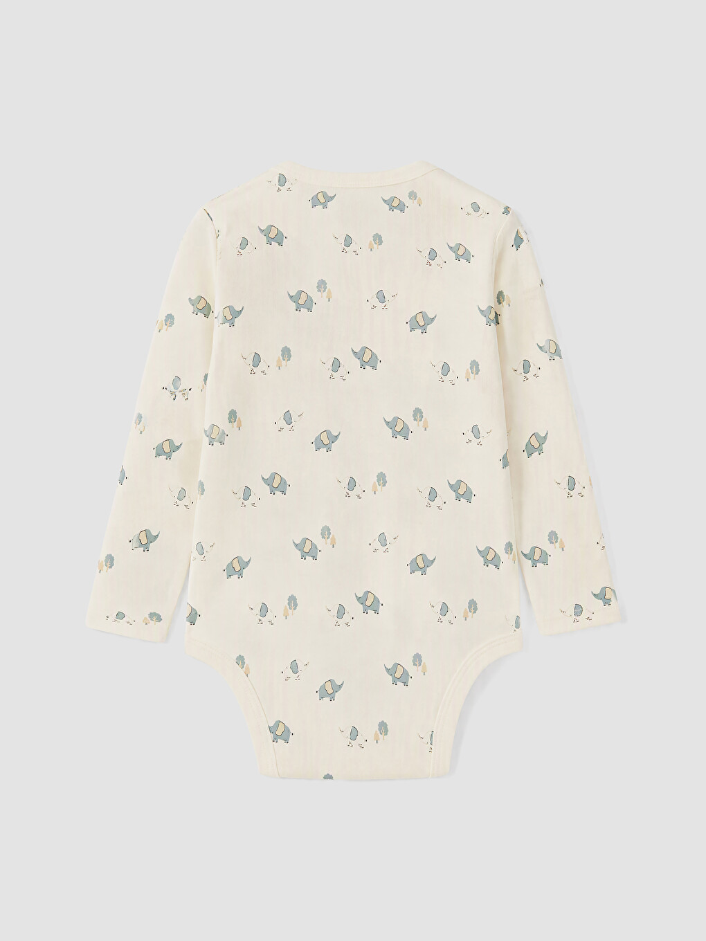 Baby Boy Beige Bodysuit-9
