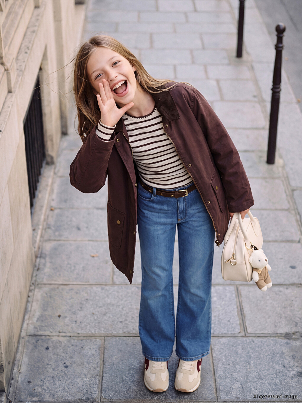 Regular Fit Flare Girls' Jeans