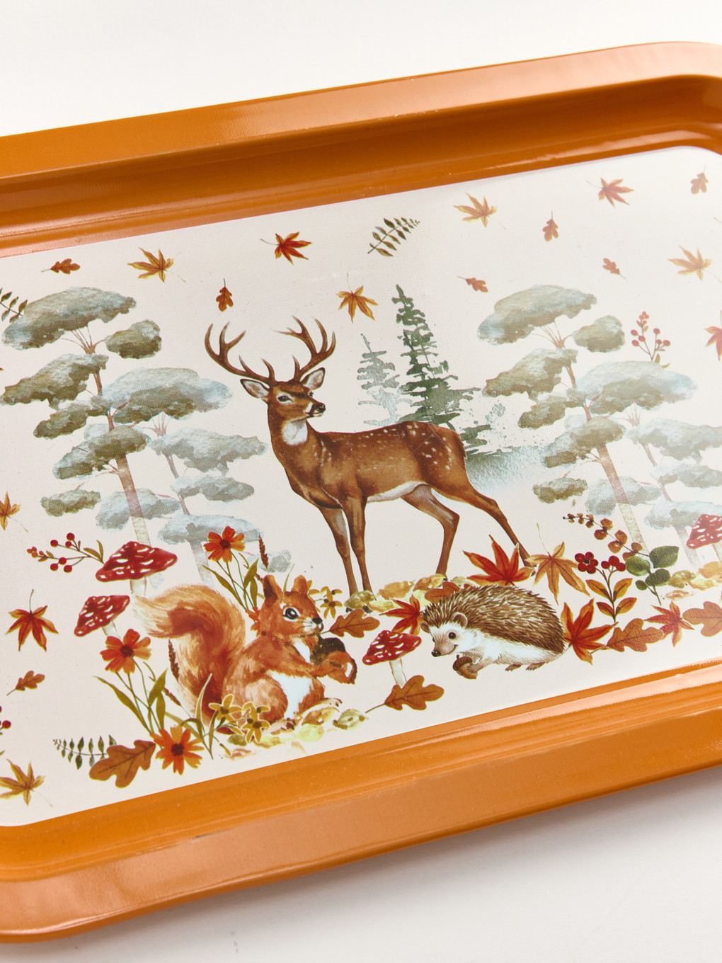 Deer Printed Tray 35 Cm-2