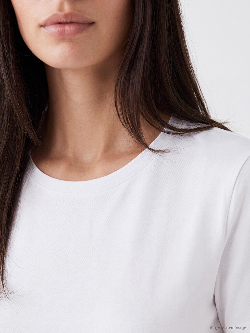 Crew Neck Women's T-shirt-2