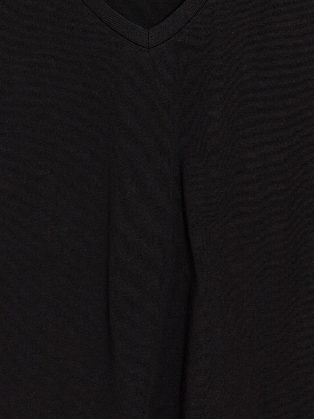 V Neck %100 Cotton Women's T-shirt-5