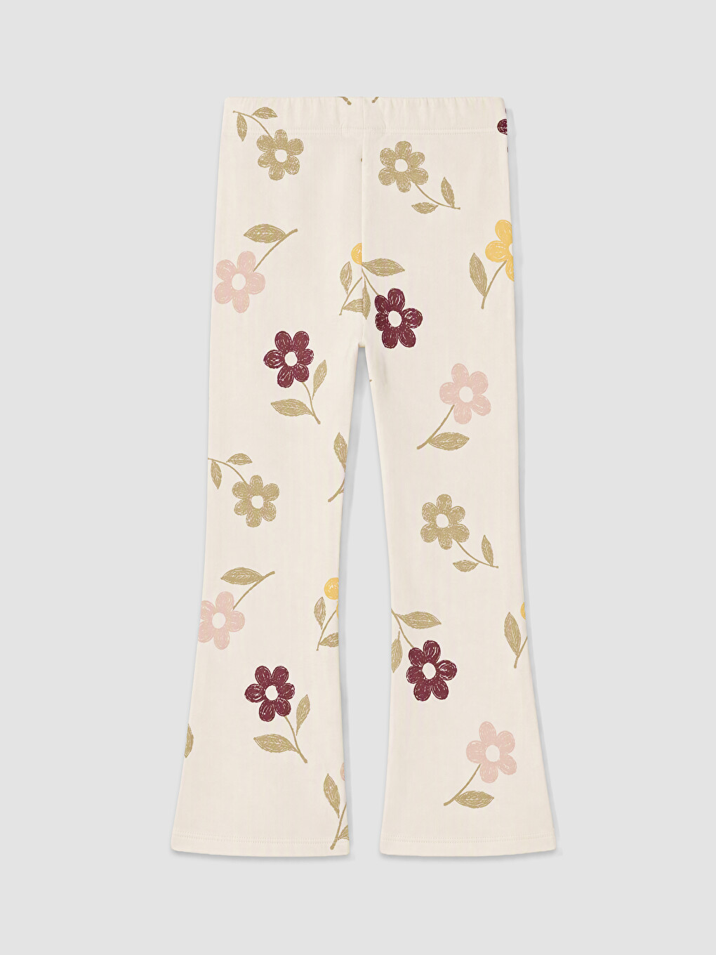 Girl Ecru Leggings-1