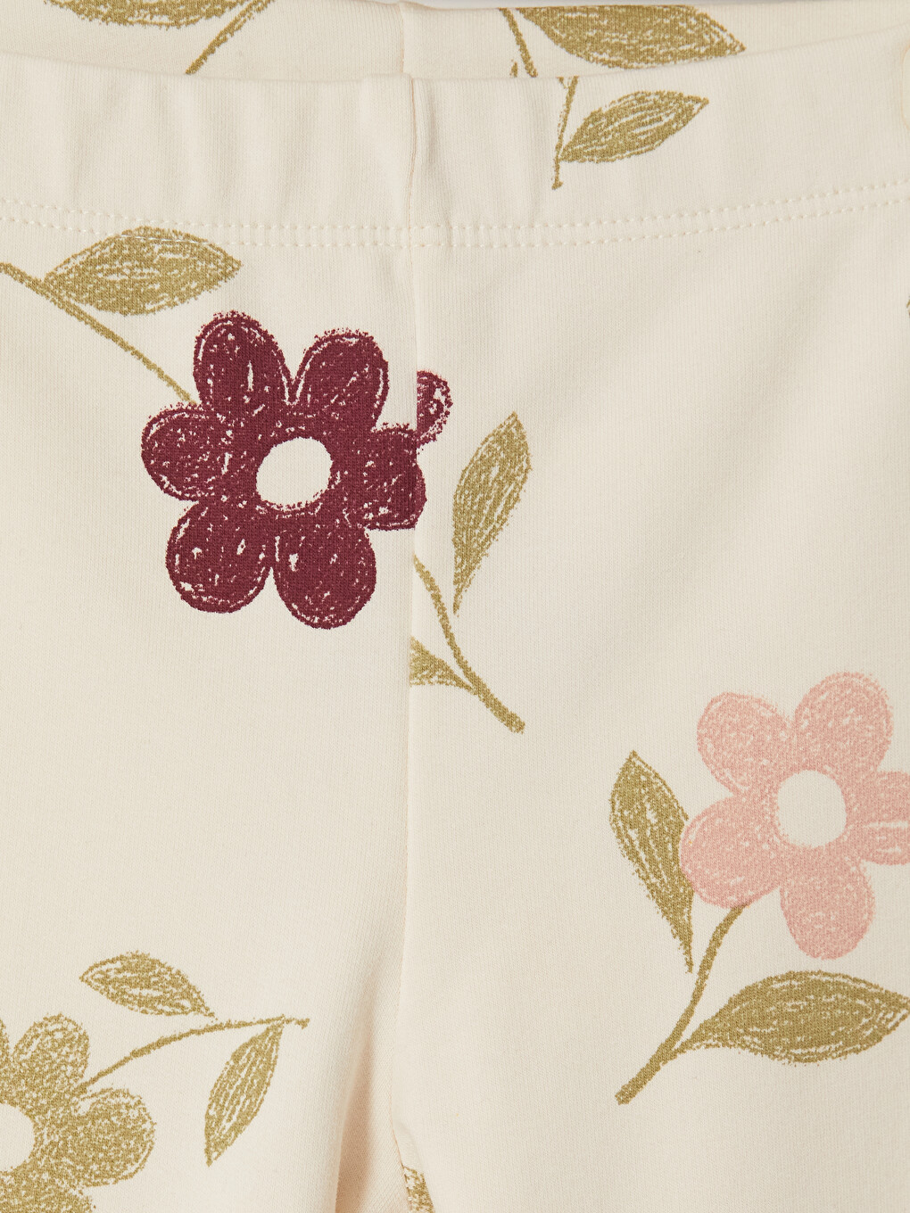 Girl Ecru Leggings-2