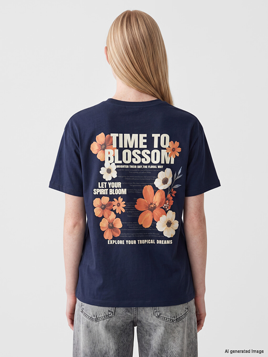 Femër Blu T-shirt-3