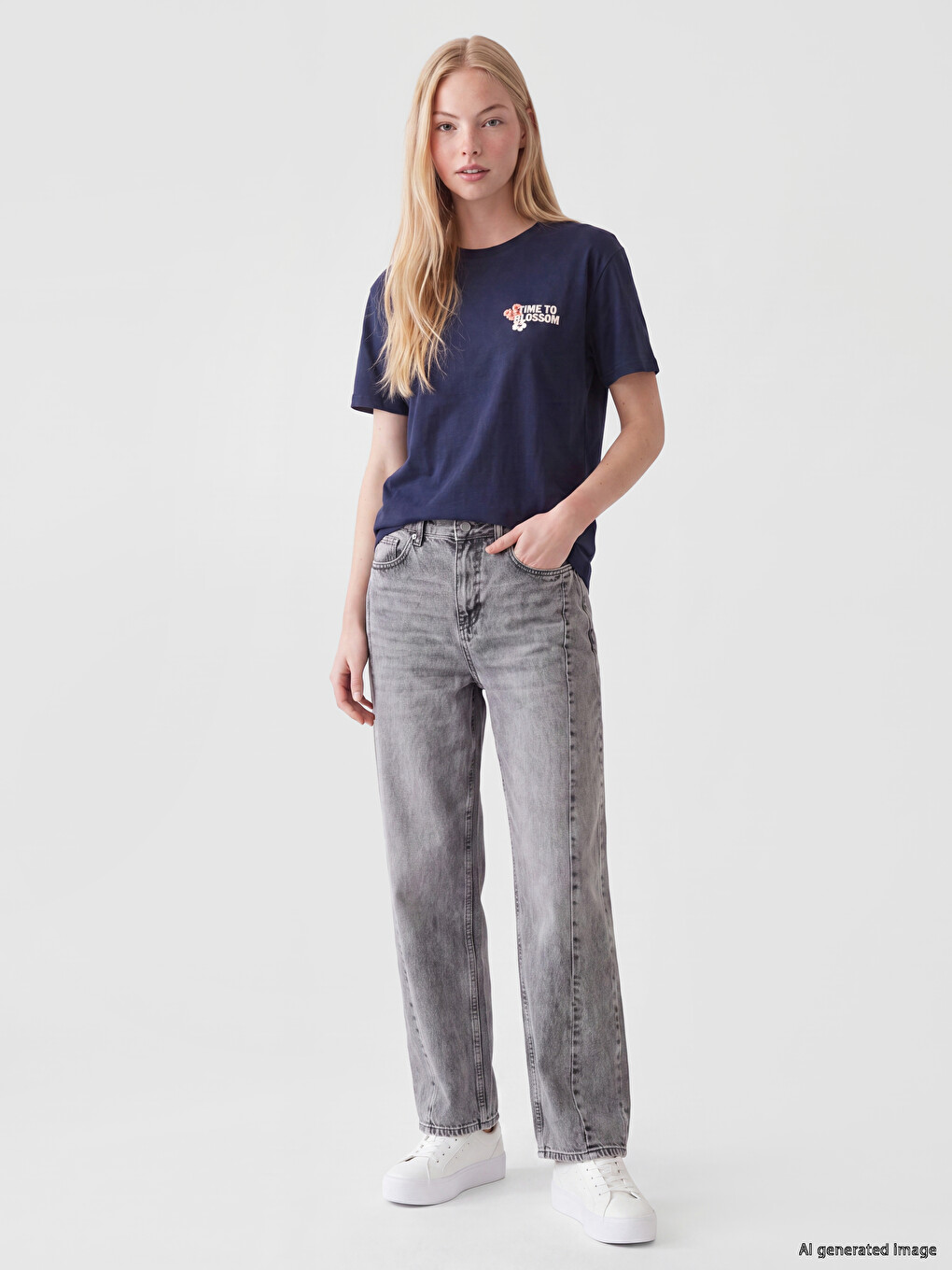 Printed 100% Cotton Women's T-shirt-1