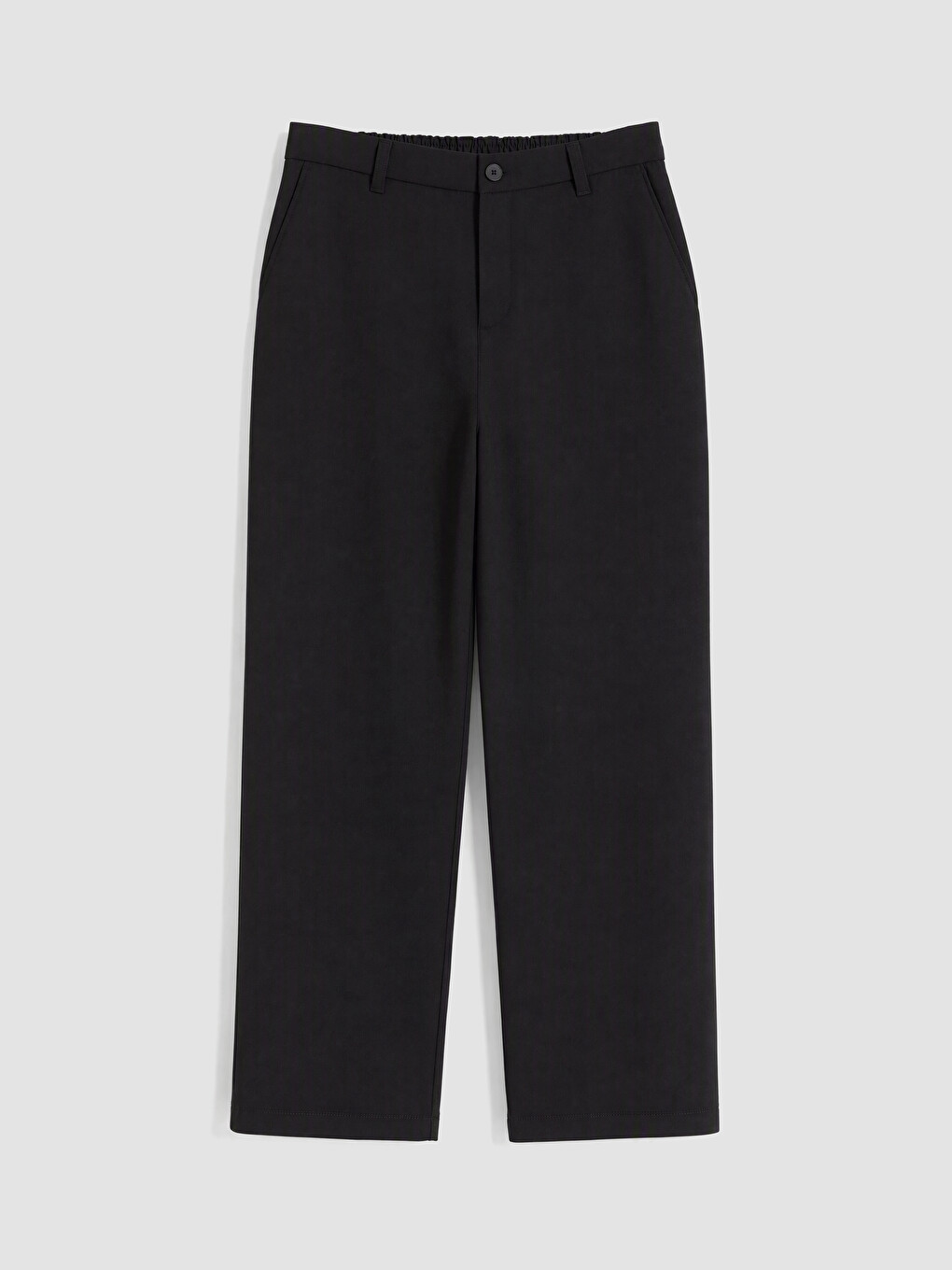 Siyah Regular Fit Gabardin Erkek Pantolon