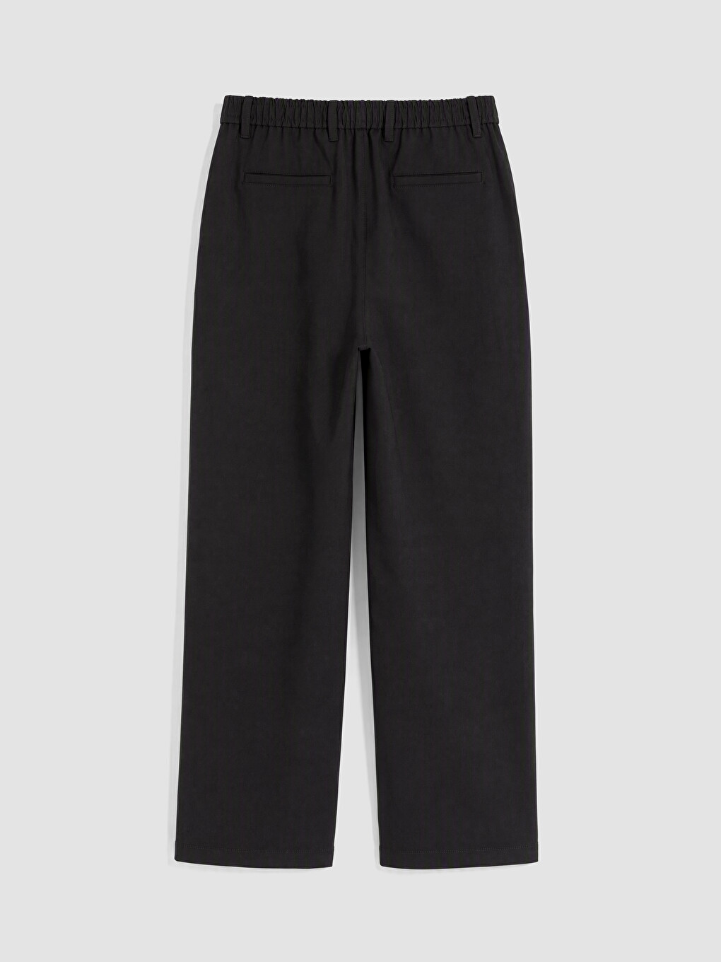Siyah Regular Fit Gabardin Erkek Pantolon-2