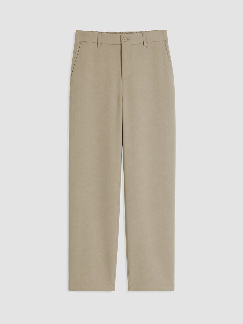 Bej Regular Fit Gabardin Erkek Pantolon