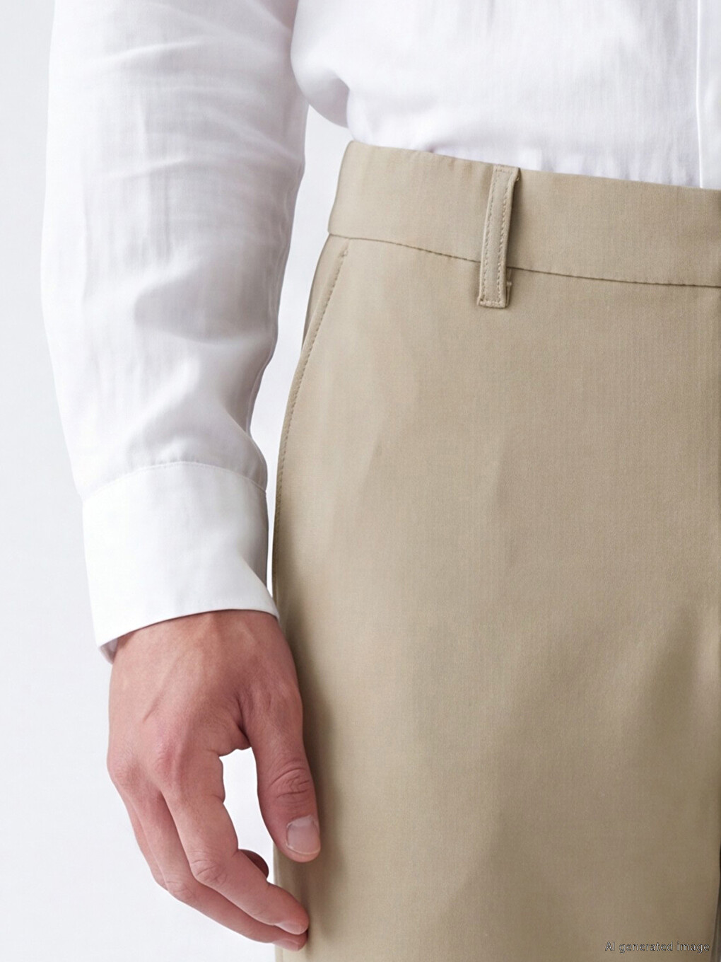 Regular Fit Gabardine Men's Trousers-2