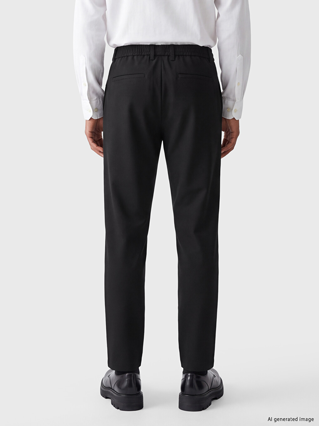 Man Black Trousers-2