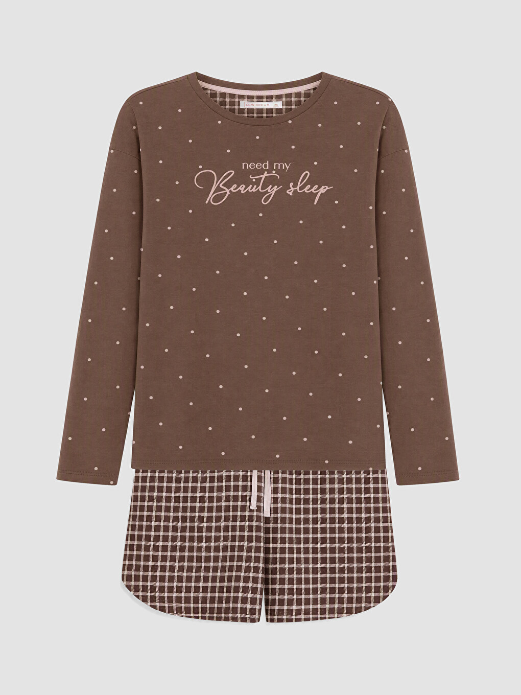 Patterned Women's Shortie Pyjamas Set