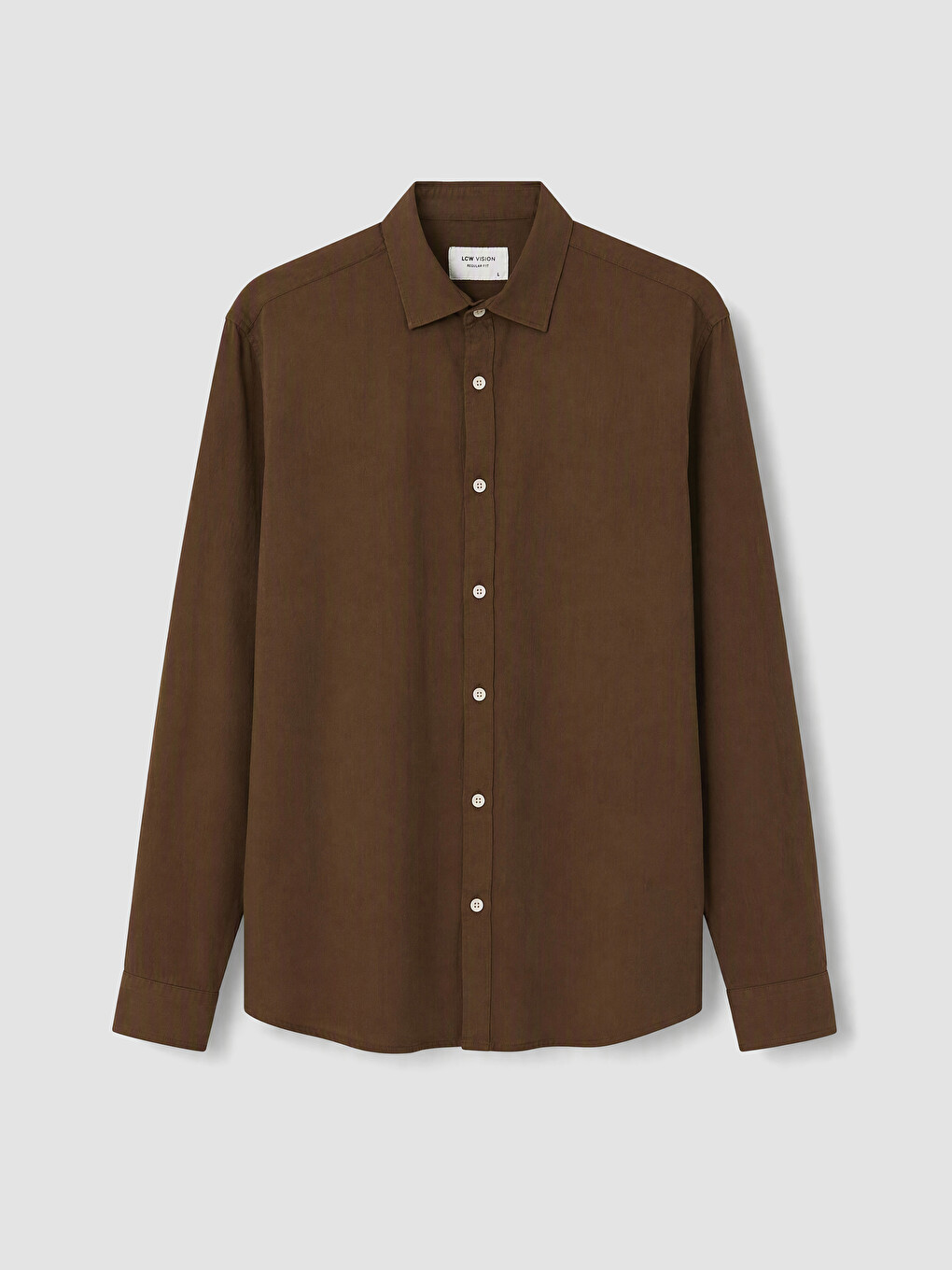 Regular Fit Linen-look Men's Shirt