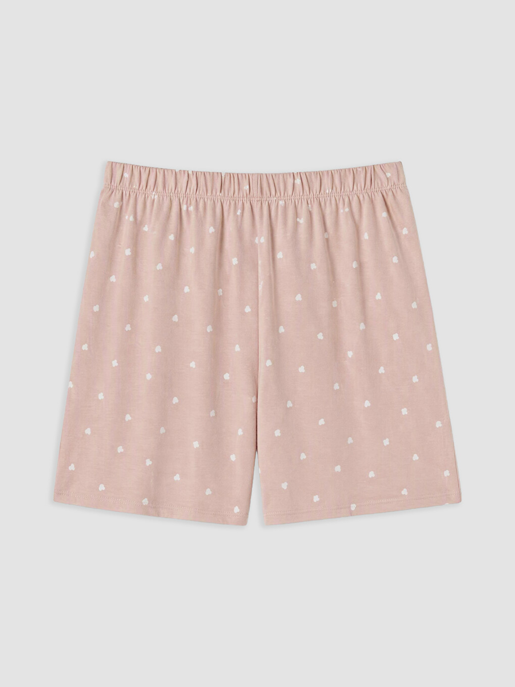 Woman Beige Shortie Pyjama Set-3