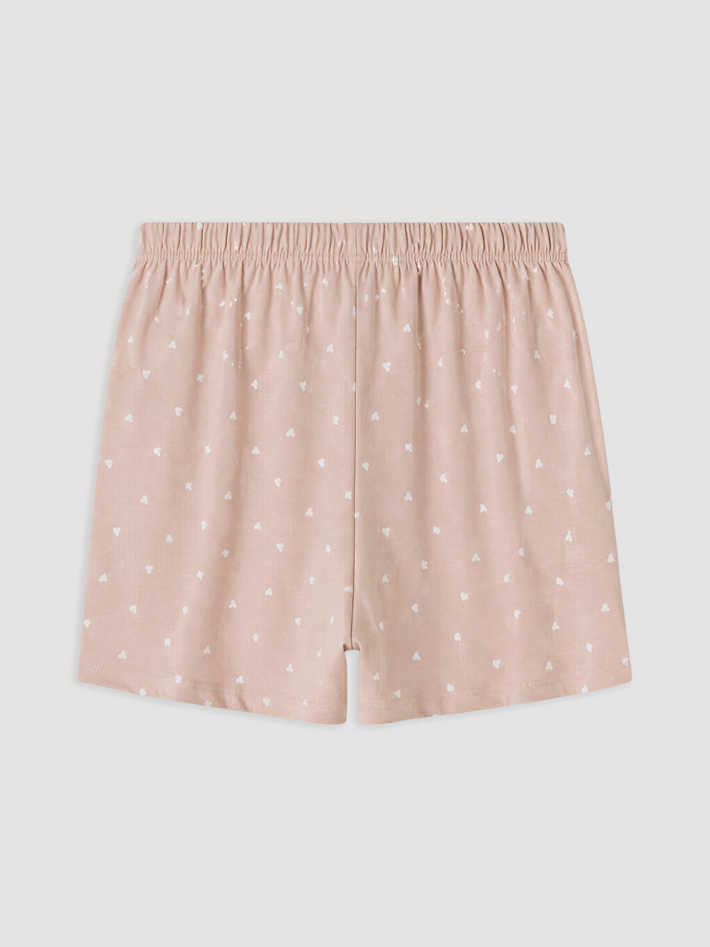 Woman Beige Shortie Pyjama Set-4