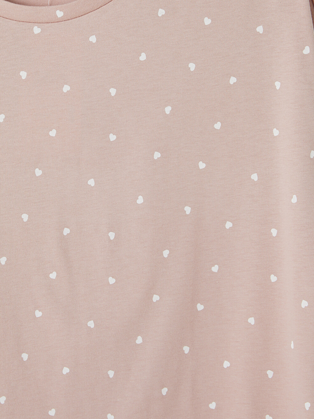 Woman Beige Shortie Pyjama Set-5