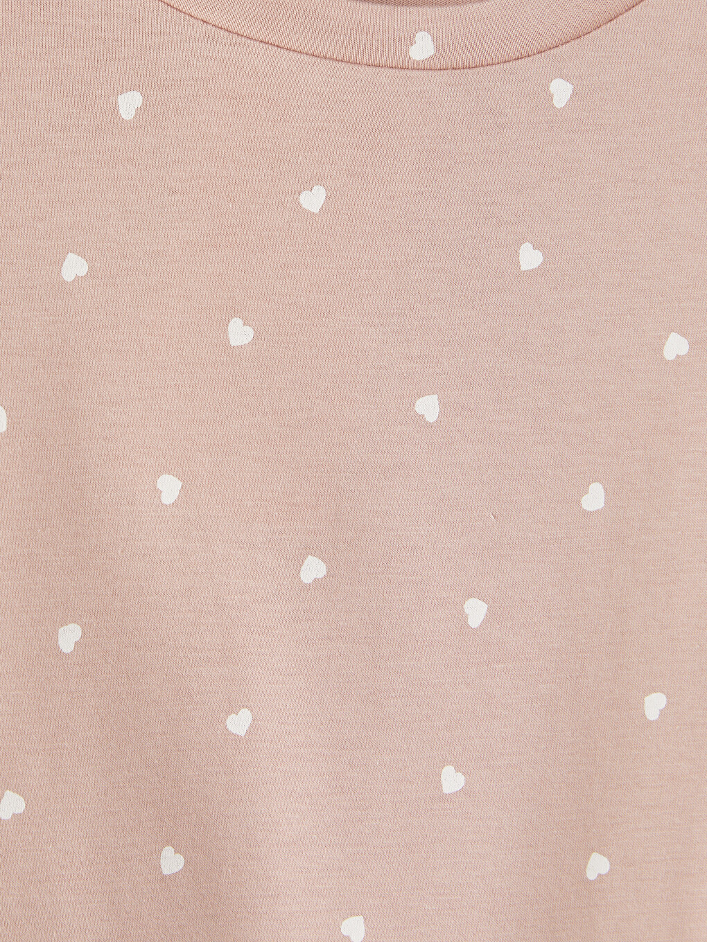 Bej Desenli Kadın Şortlu Pijama Takımı-6