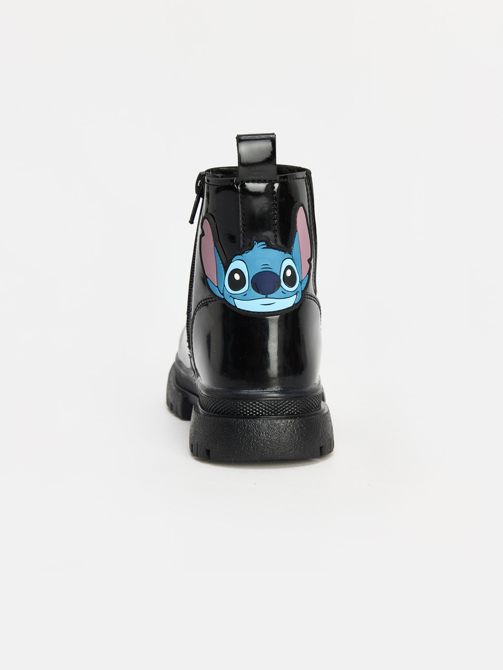 Siyah Stitch Baskılı Bilekte Kız Çocuk Bot-2
