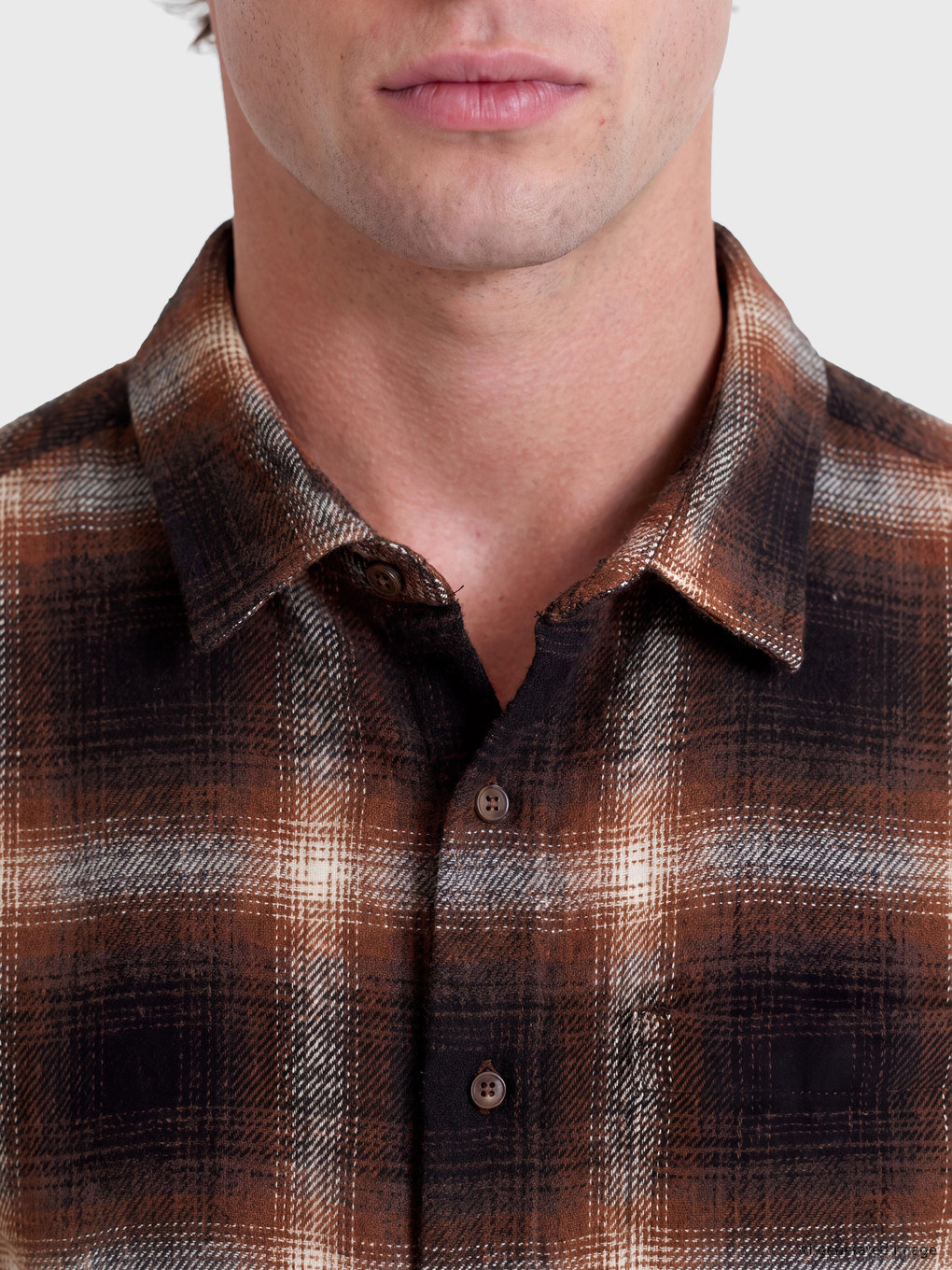 Man Brown Shirt-2