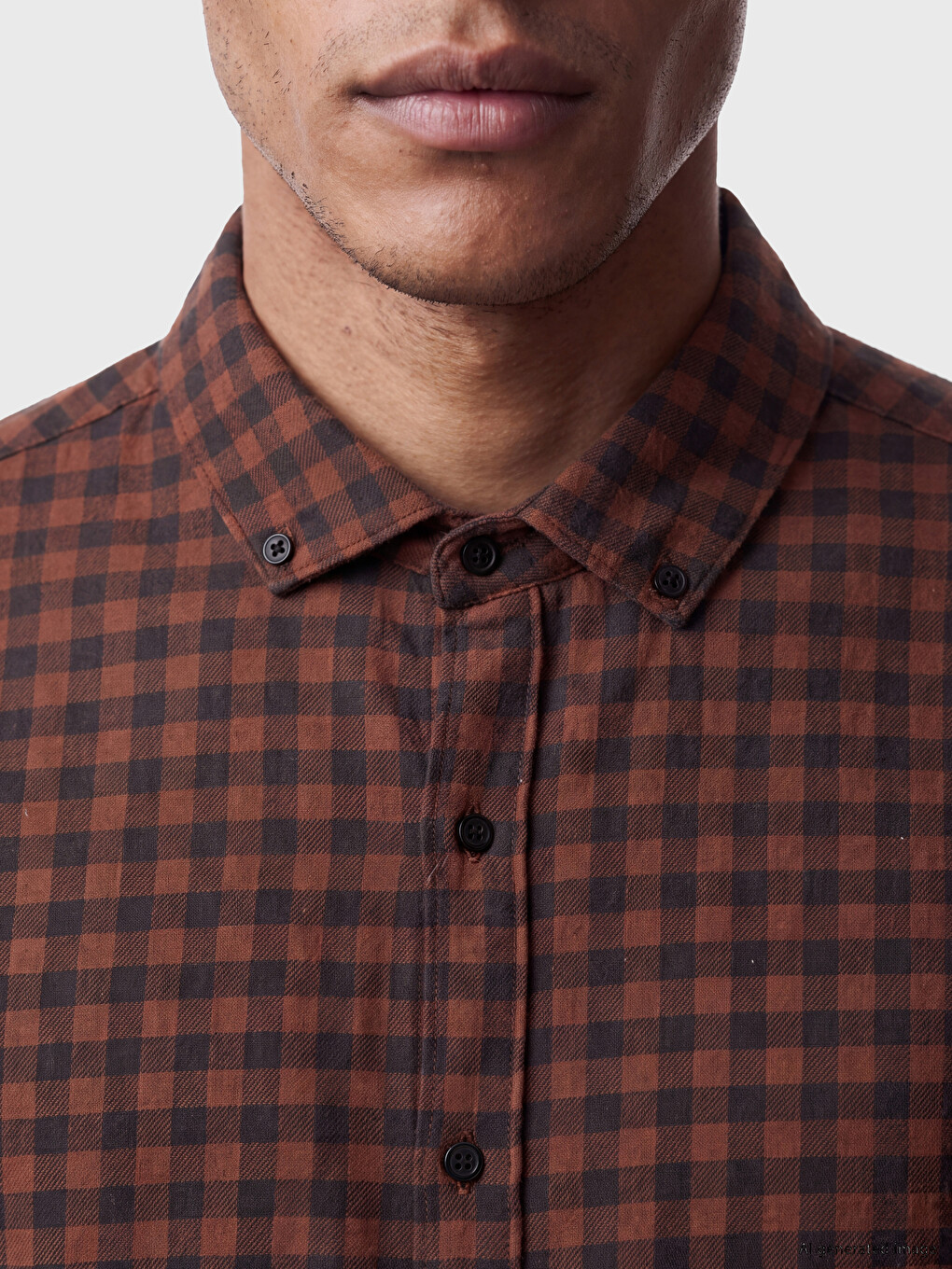 Man Brown Shirt-2