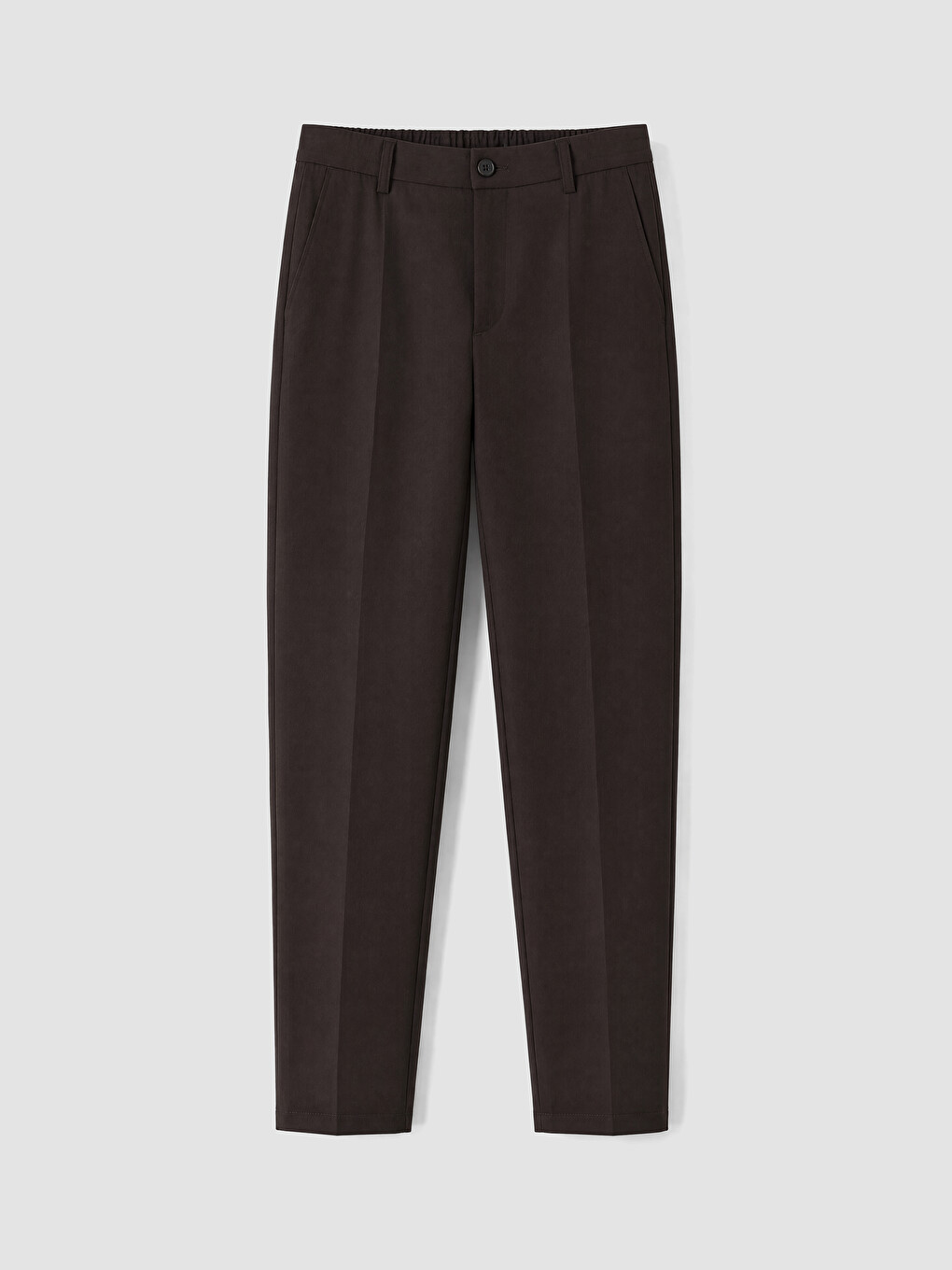 Regular Fit Men's Pleated Fabric Trousers