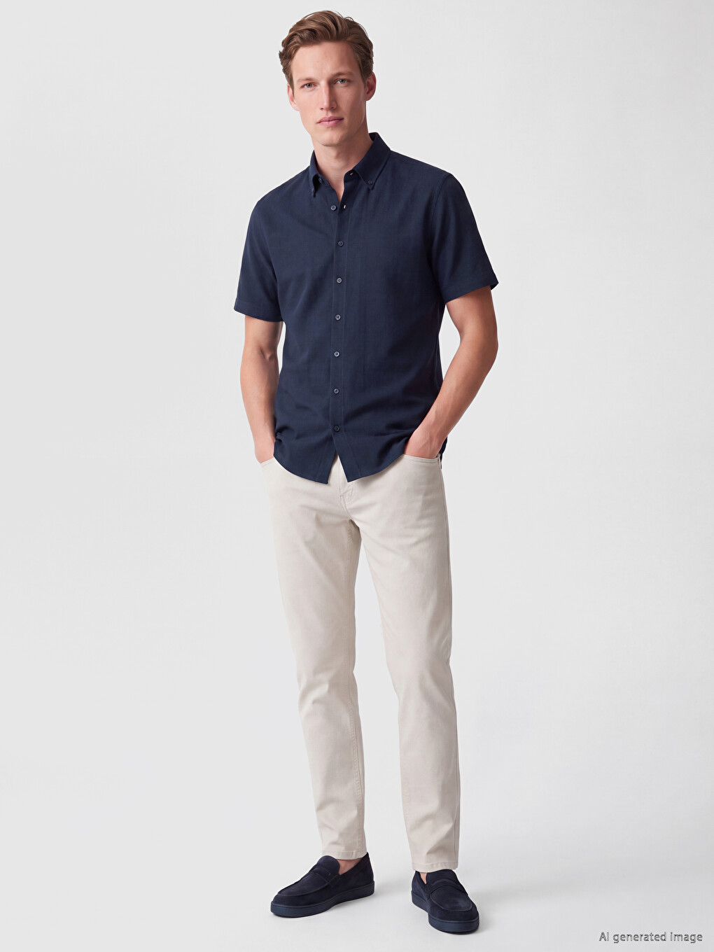 Man Navy Shirt-1
