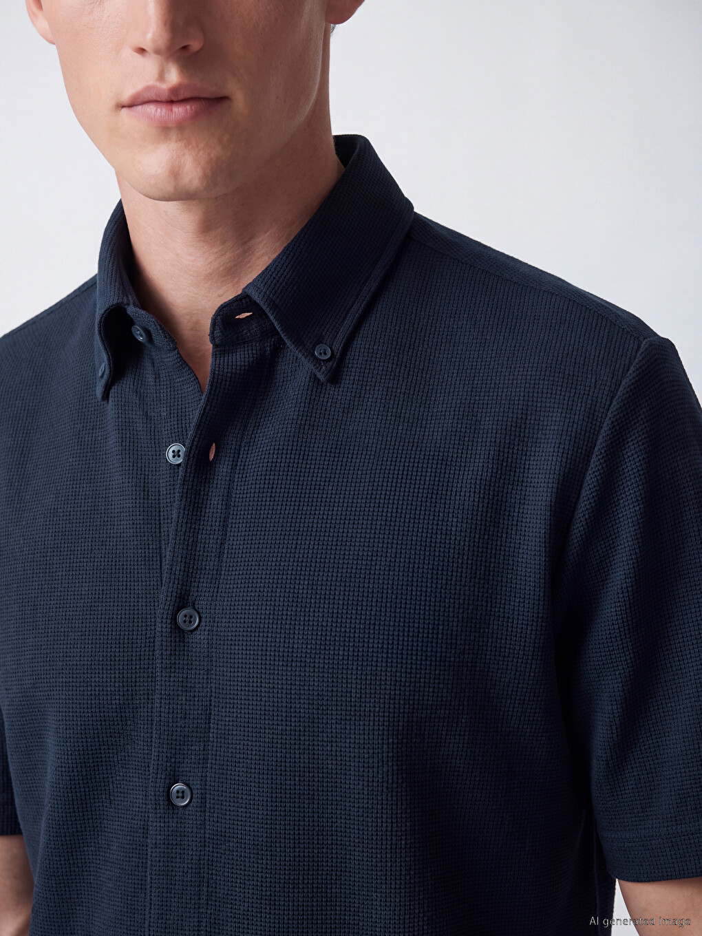 Man Navy Shirt-2