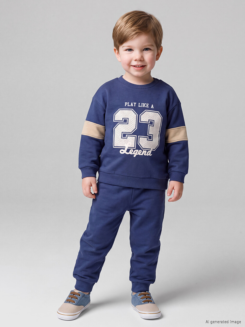 Printed Baby Boys' Tracksuit Set