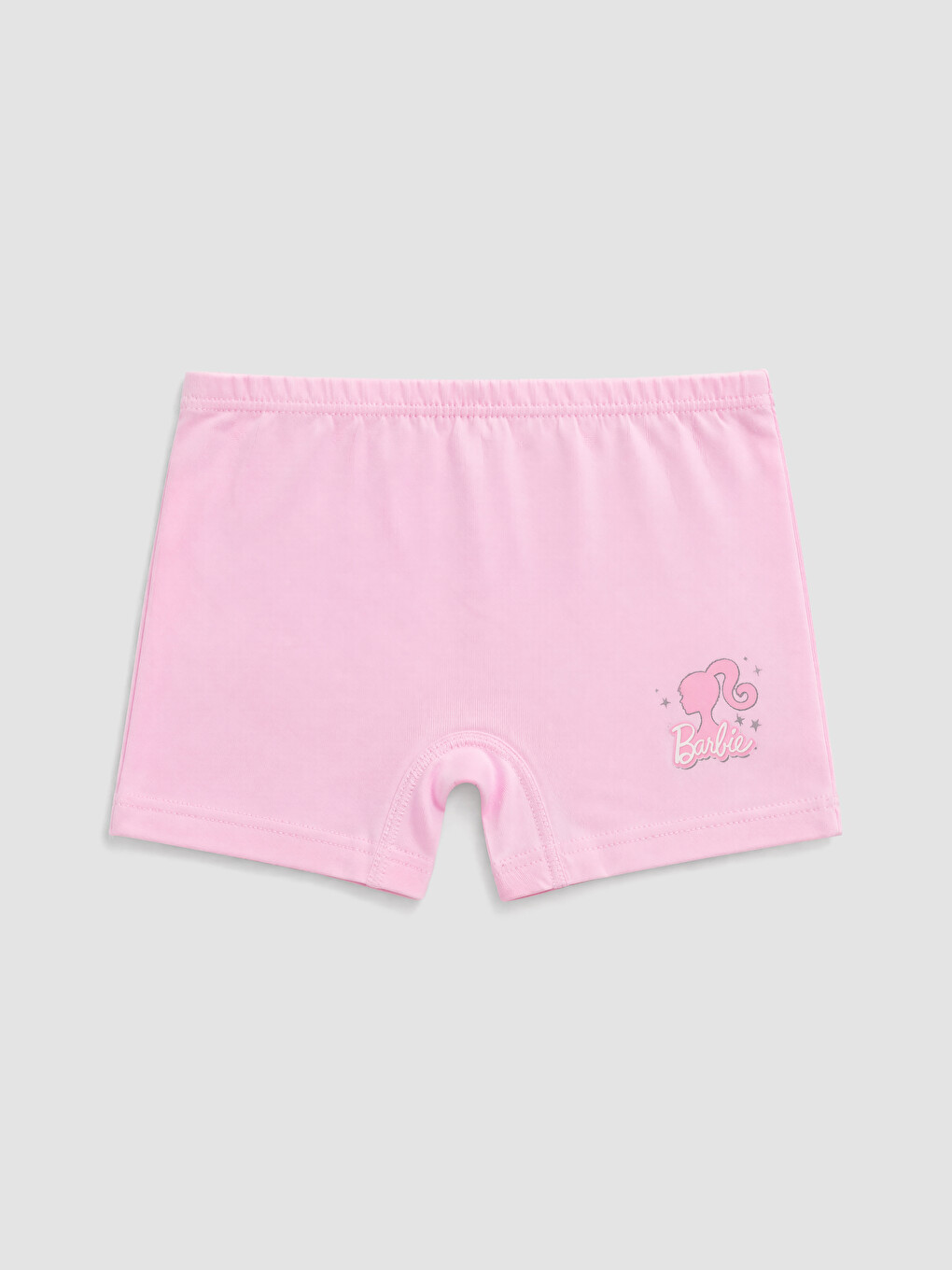 Pembe Kız Çocuk Barbie Baskılı Boxer 3'lü-2