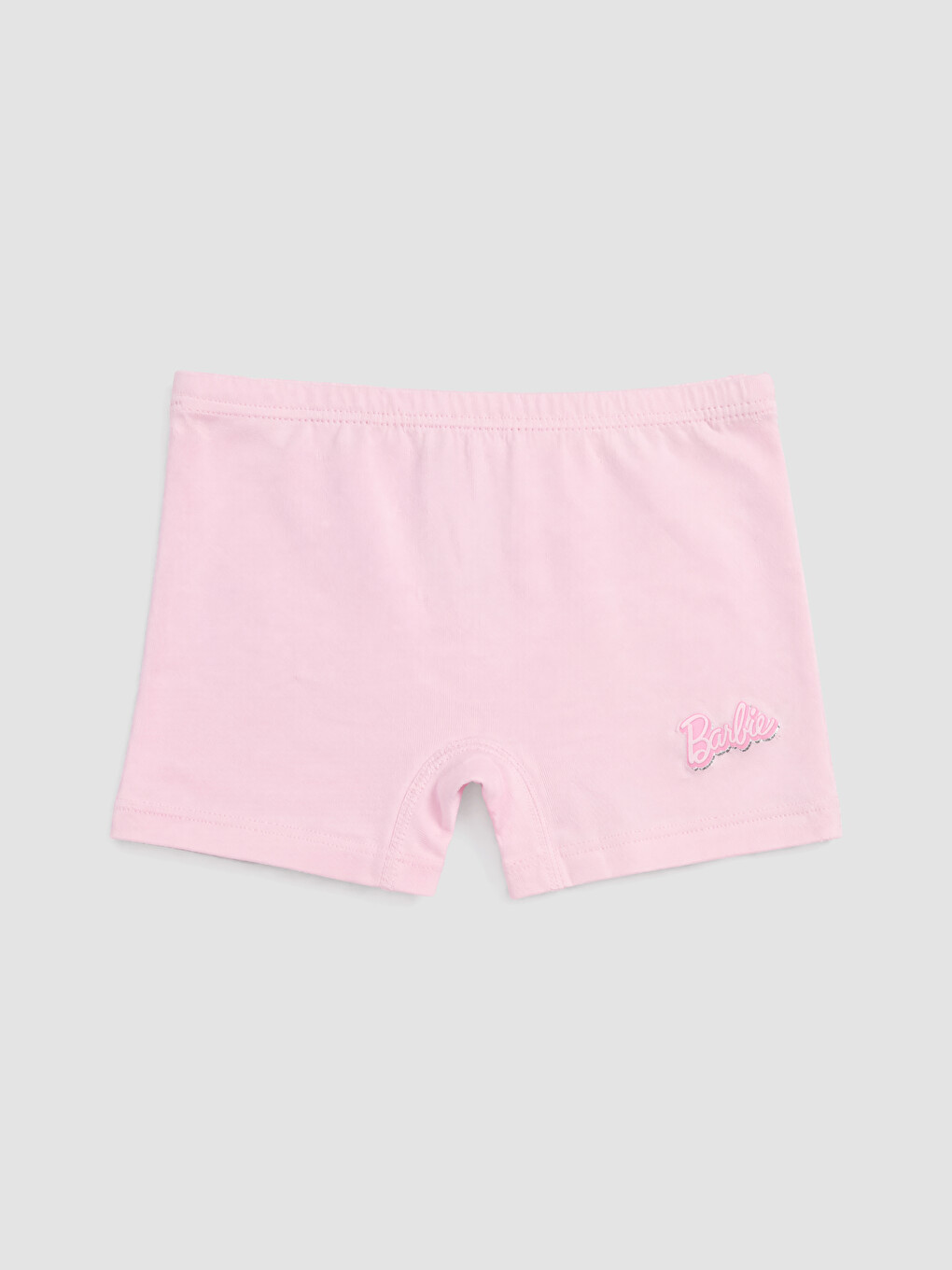 Pembe Kız Çocuk Barbie Baskılı Boxer 3'lü-3