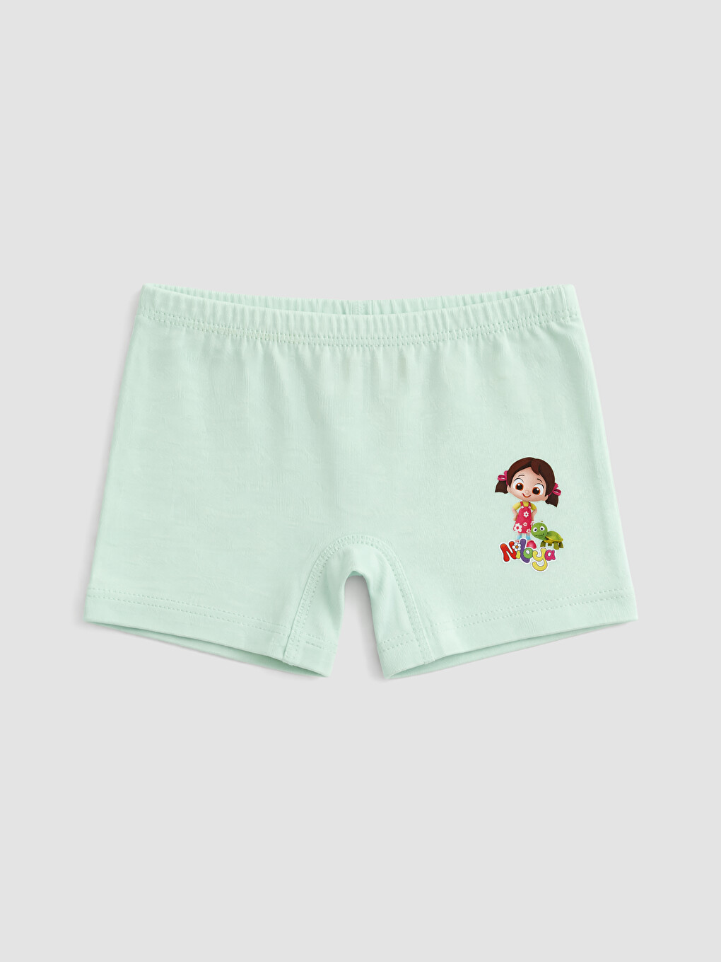 Pembe Kız Çocuk Niloya Baskılı Boxer 3'lü-2