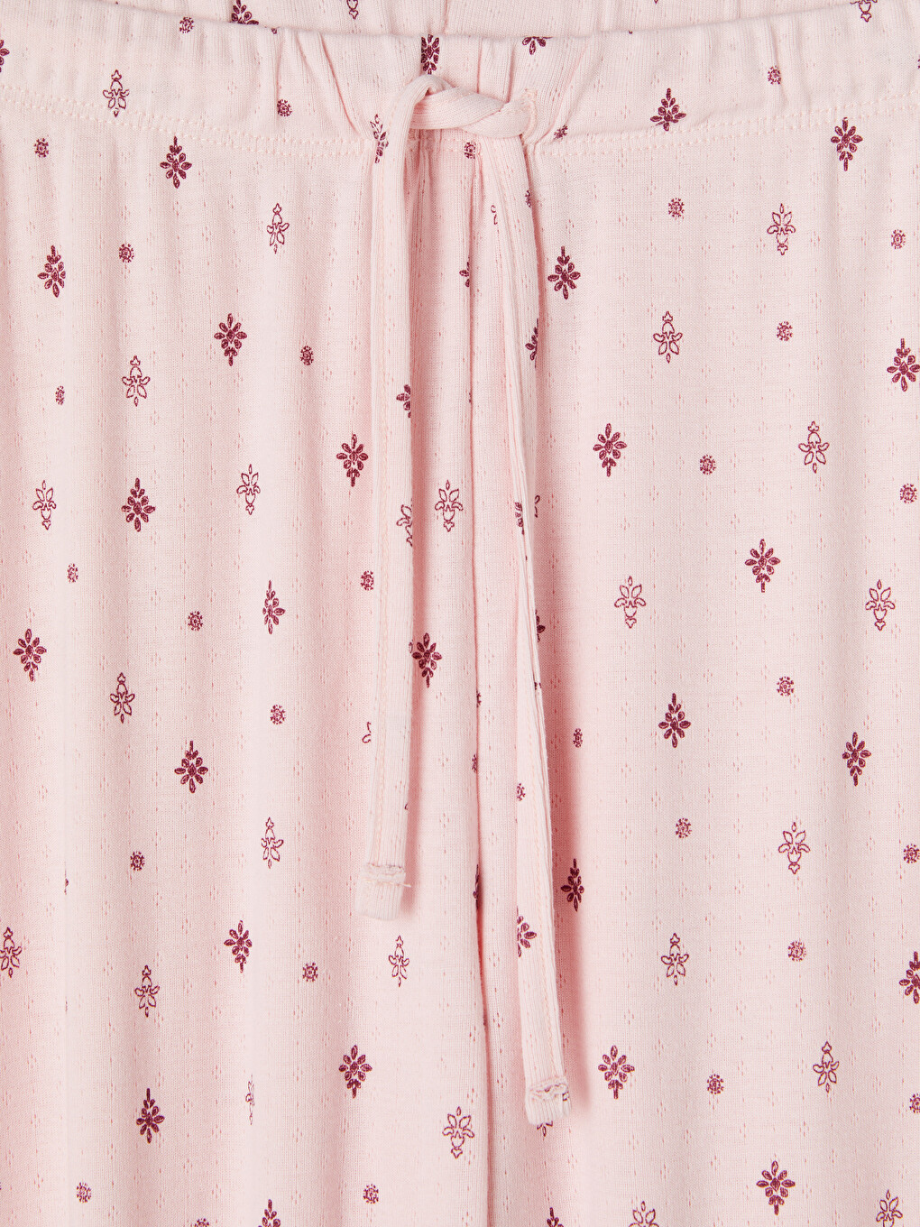 U Neck Patterned Women's Pyjamas Set-10