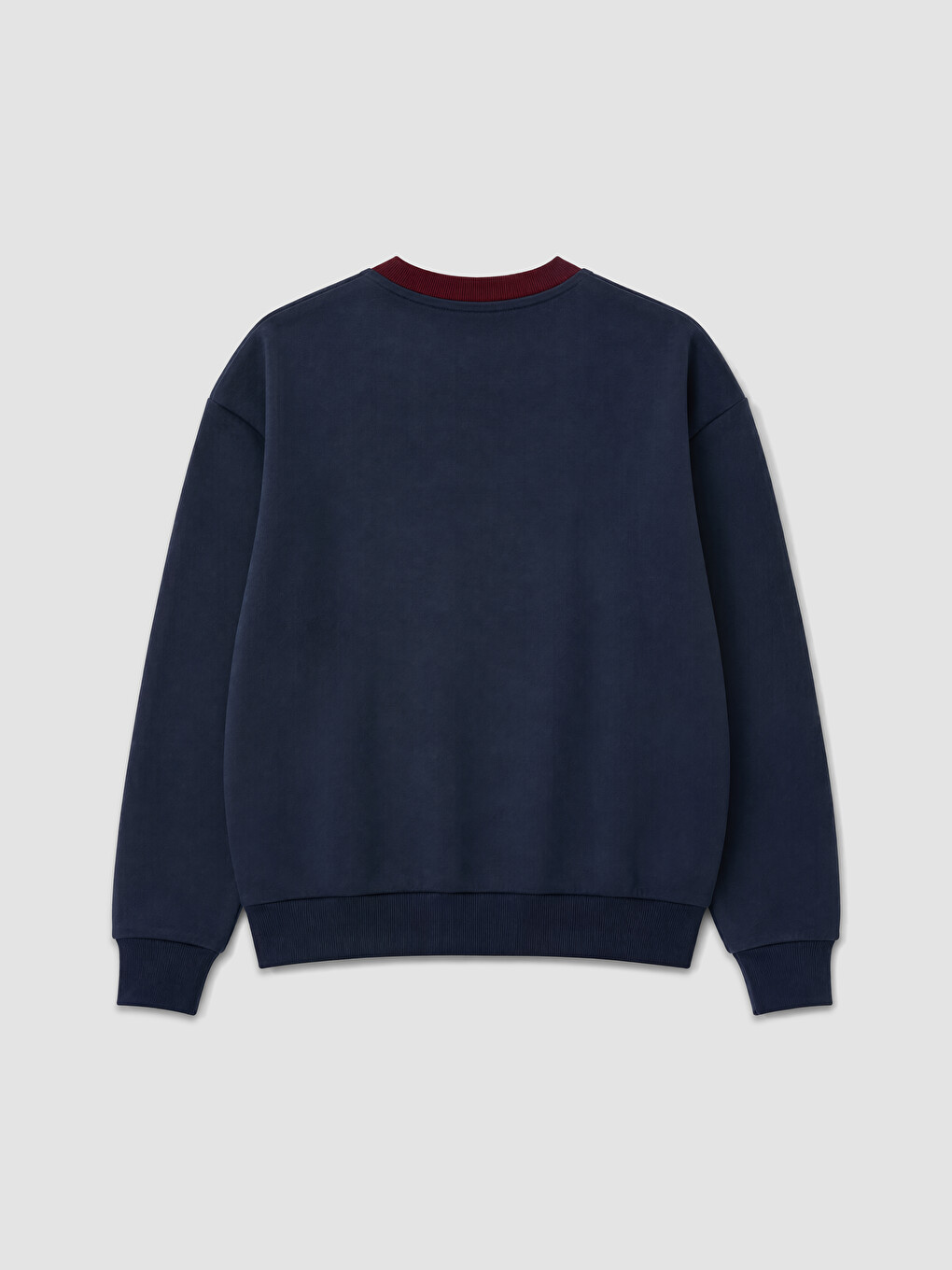 Lacivert Harry Potter Baskılı Oversize Kadın Sweatshirt-5