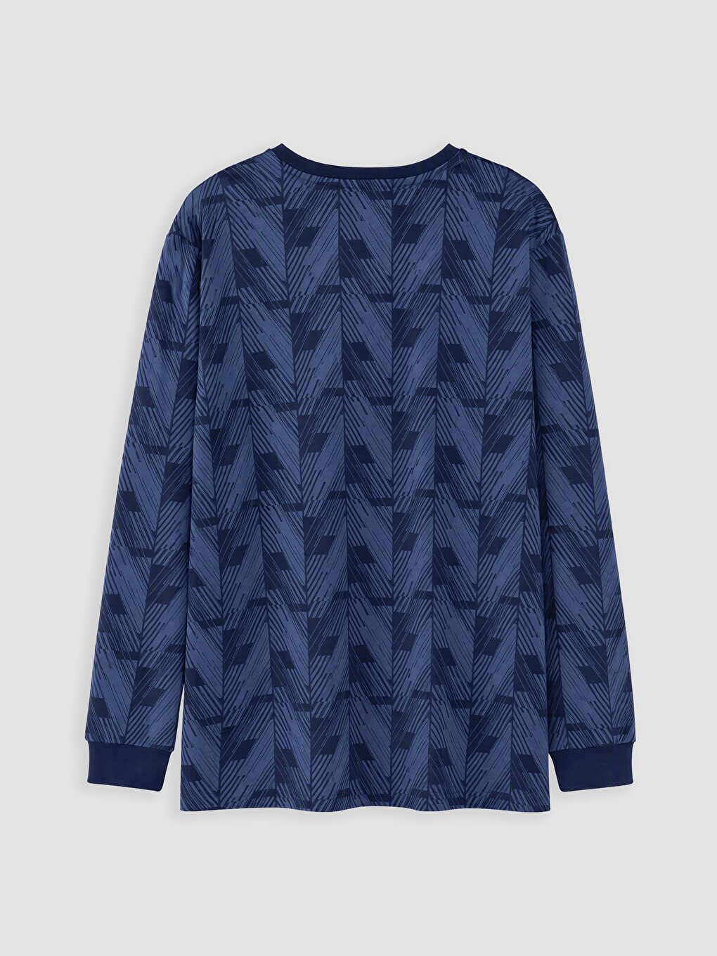 Lacivert Bisiklet Yaka Erkek Çocuk Pijama Takımı-3