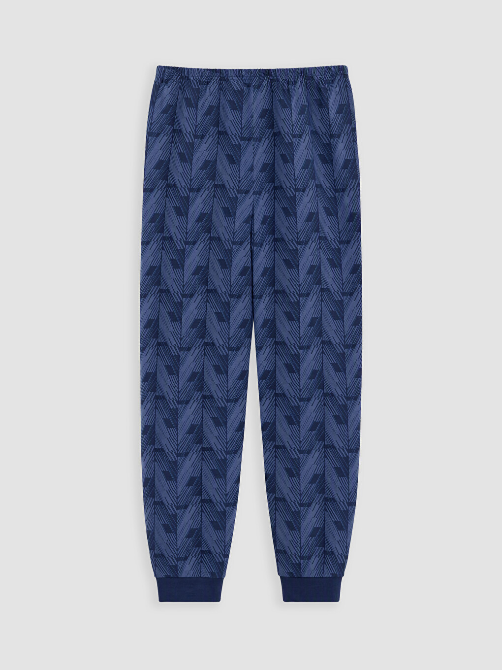 Lacivert Bisiklet Yaka Erkek Çocuk Pijama Takımı-4