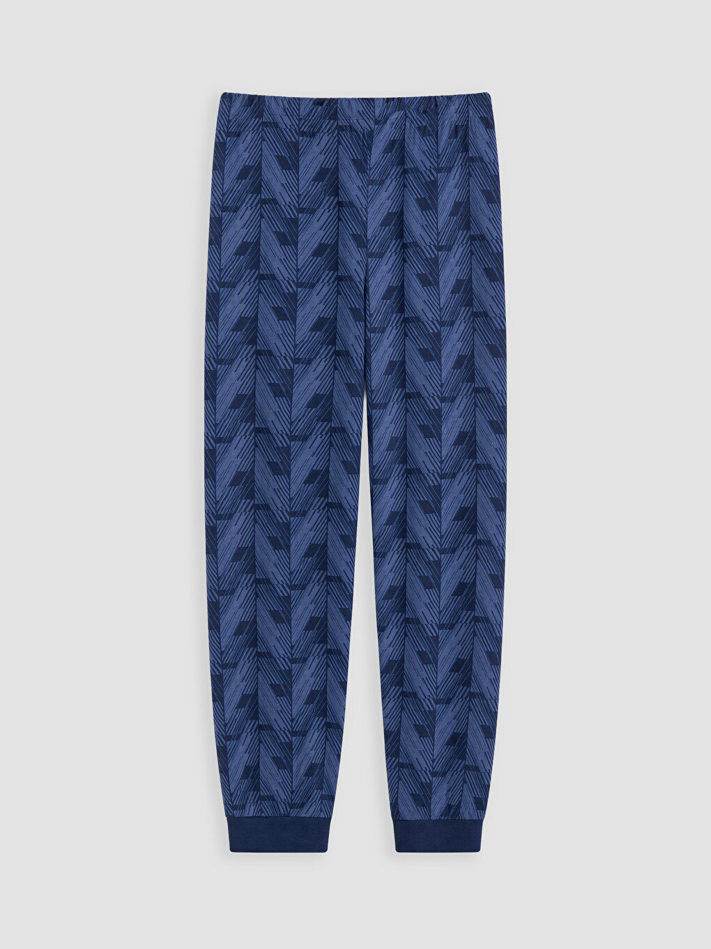 Lacivert Bisiklet Yaka Erkek Çocuk Pijama Takımı-6