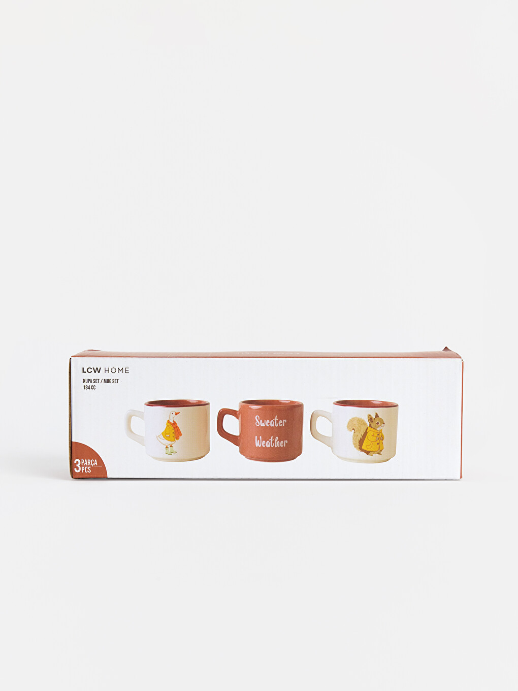 Cană Din Porțelan Imprimată Cu Animale 184 Ml-5