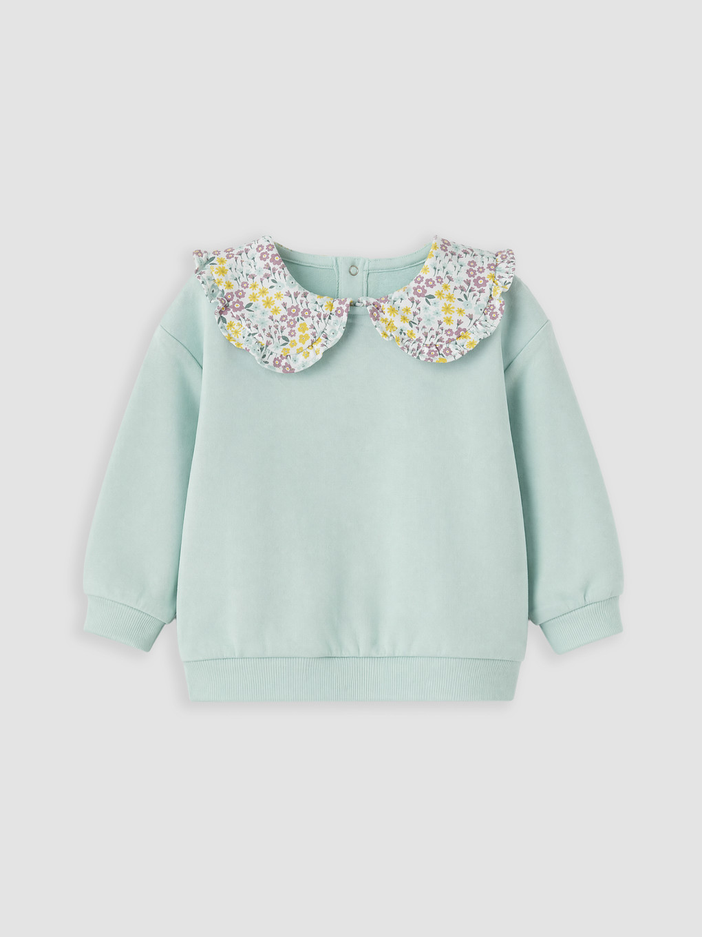 Floral Baby Girls' Sweatshirt And Pants Set-1