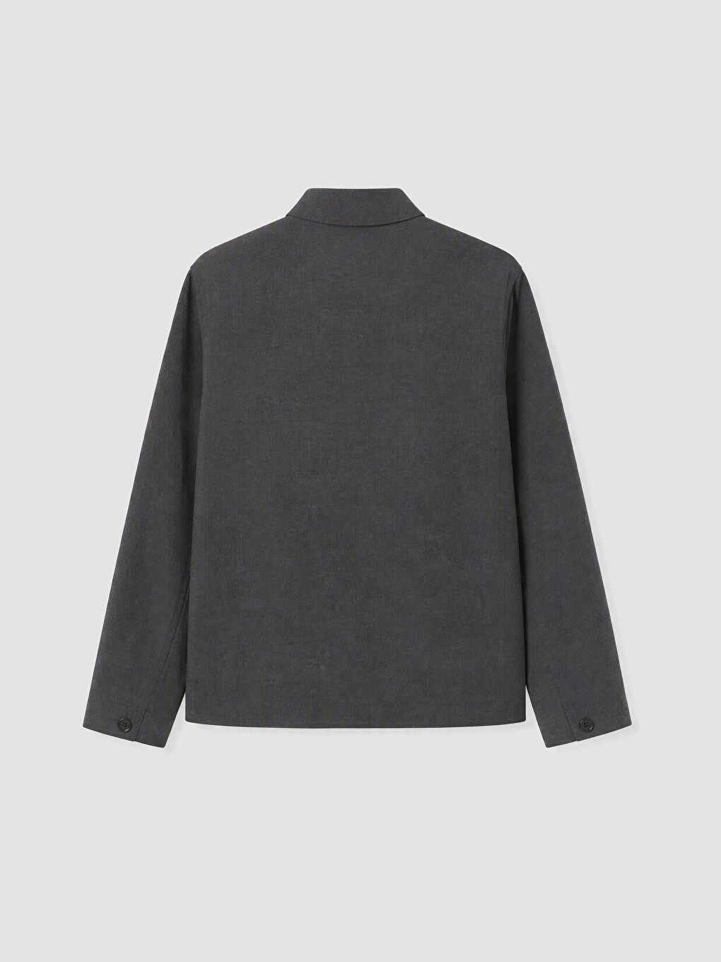 Gri Regular Fit Armürlü Erkek Ceket-3