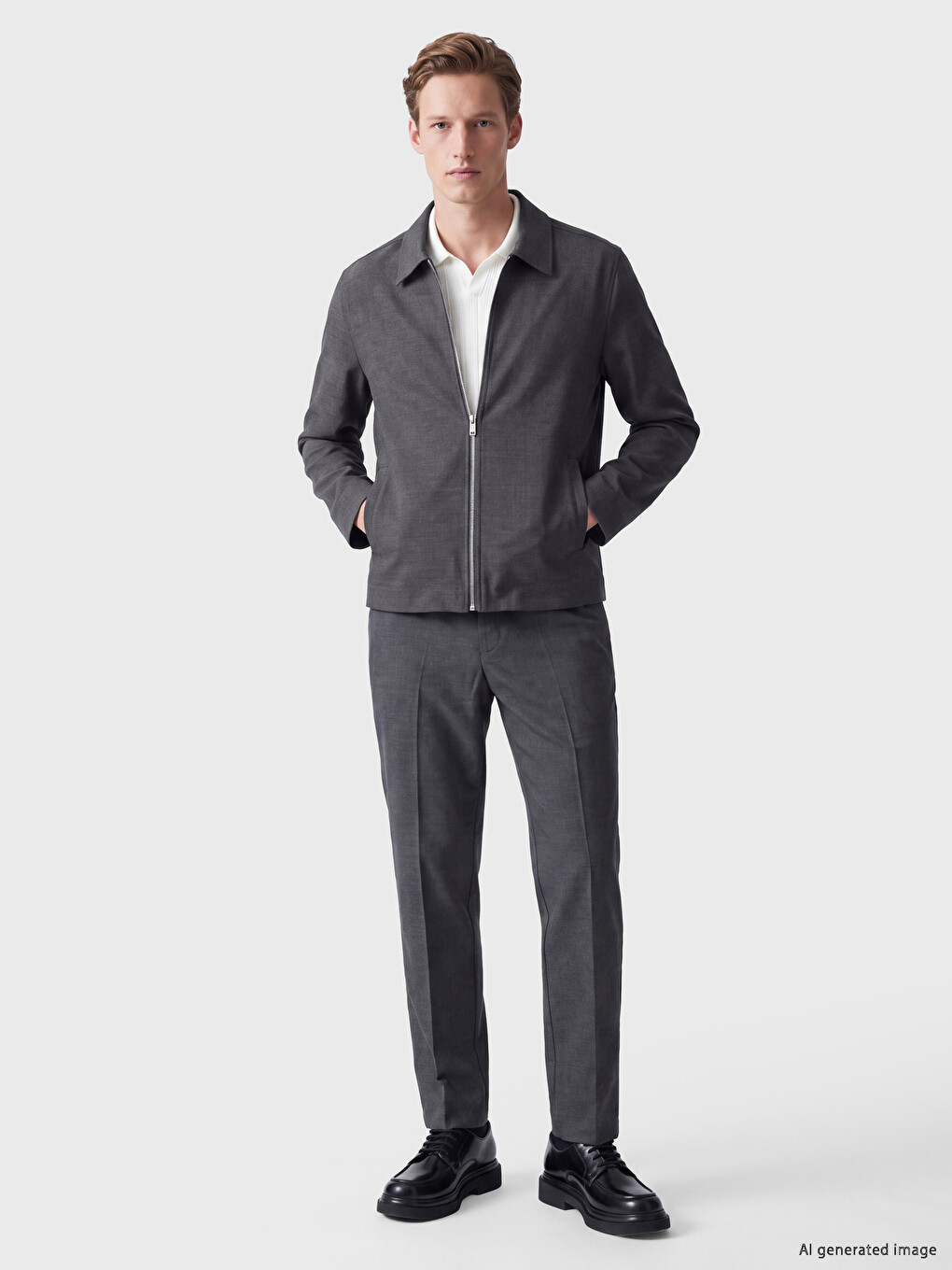 Regular Fit Armure Men's Jacket-1