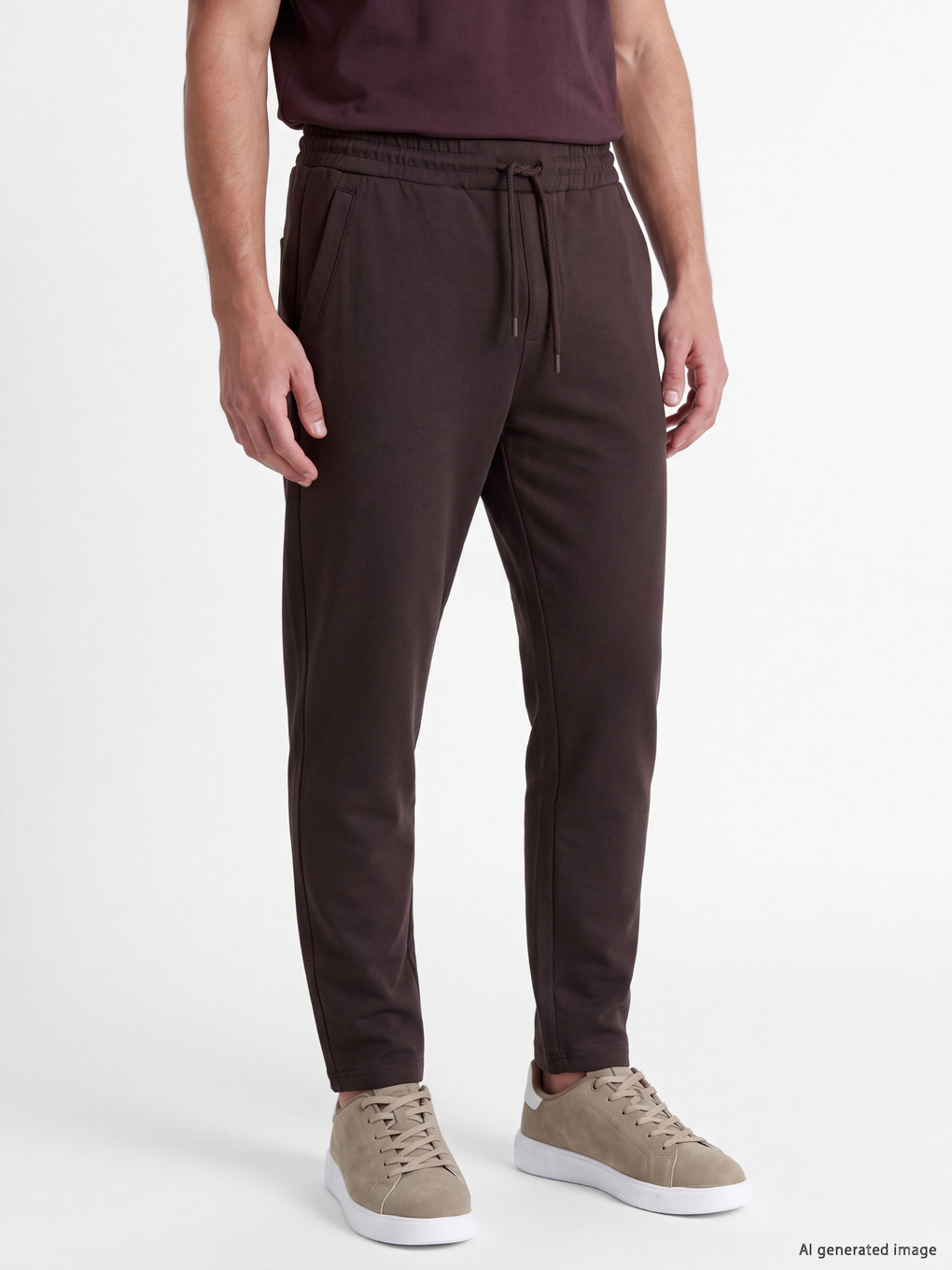 Kahverengi Regular Fit Erkek Eşofman Altı-1