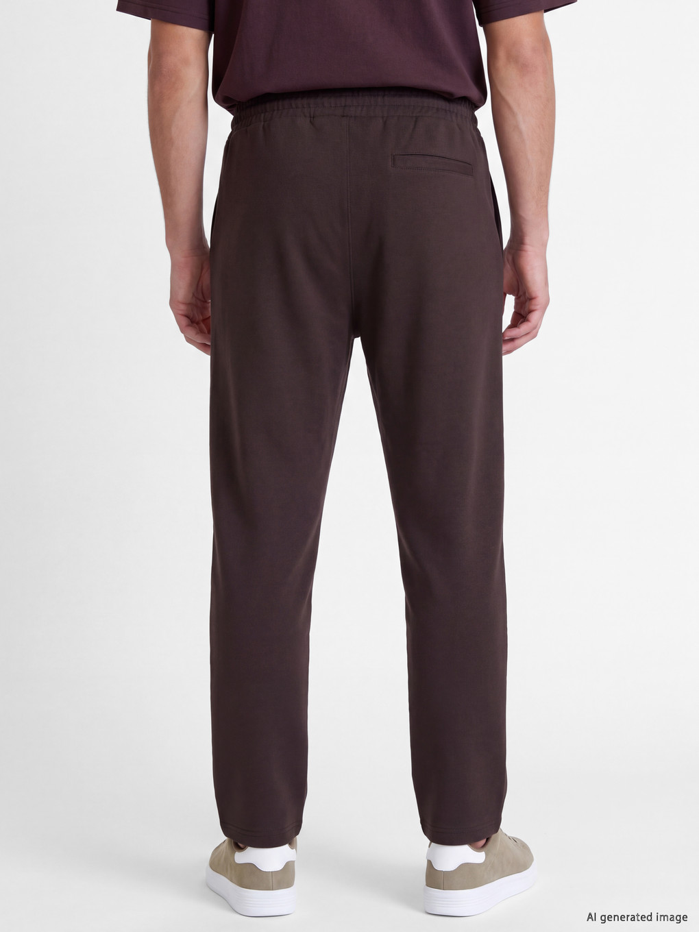 Kahverengi Regular Fit Erkek Eşofman Altı-3