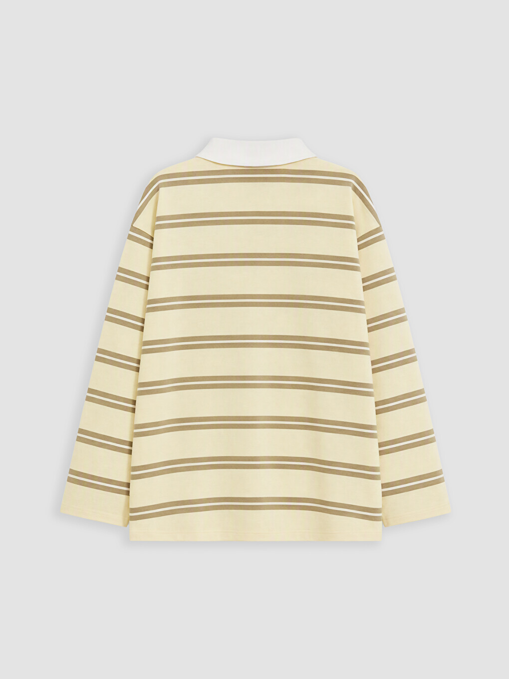 Polo Collar Oversize Women's Sweatshirt Tunic-2