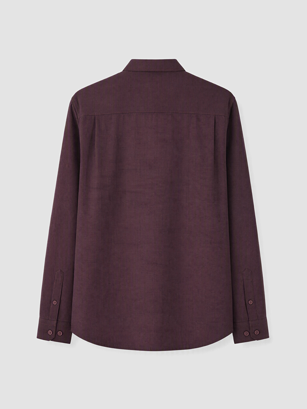 Bordo Regular Fit Armürlü Erkek Gömlek-4