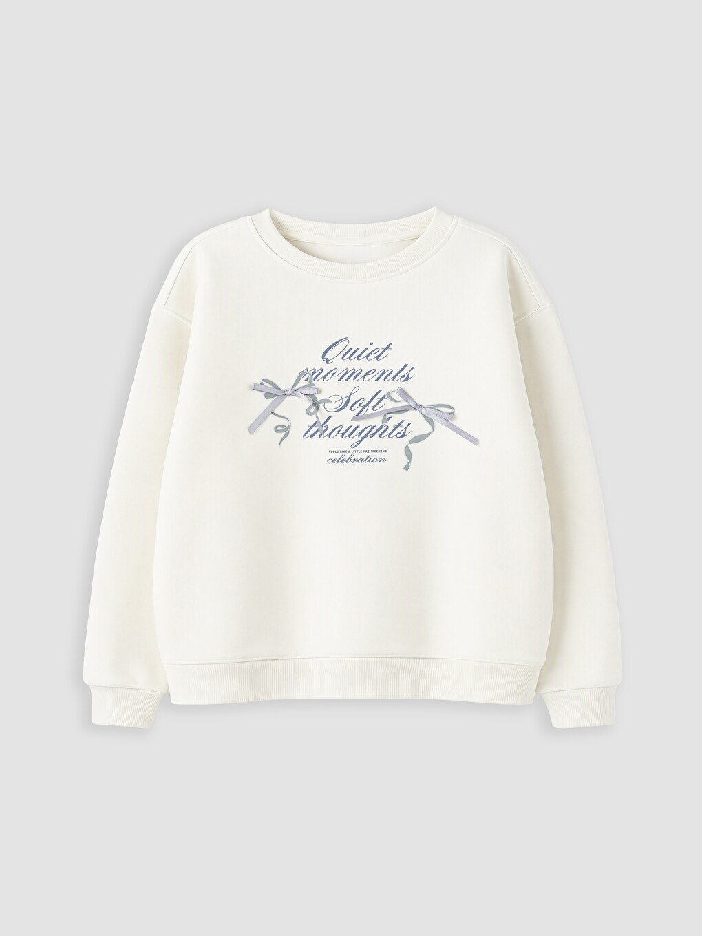 Girl Ecru Sweatshirt
