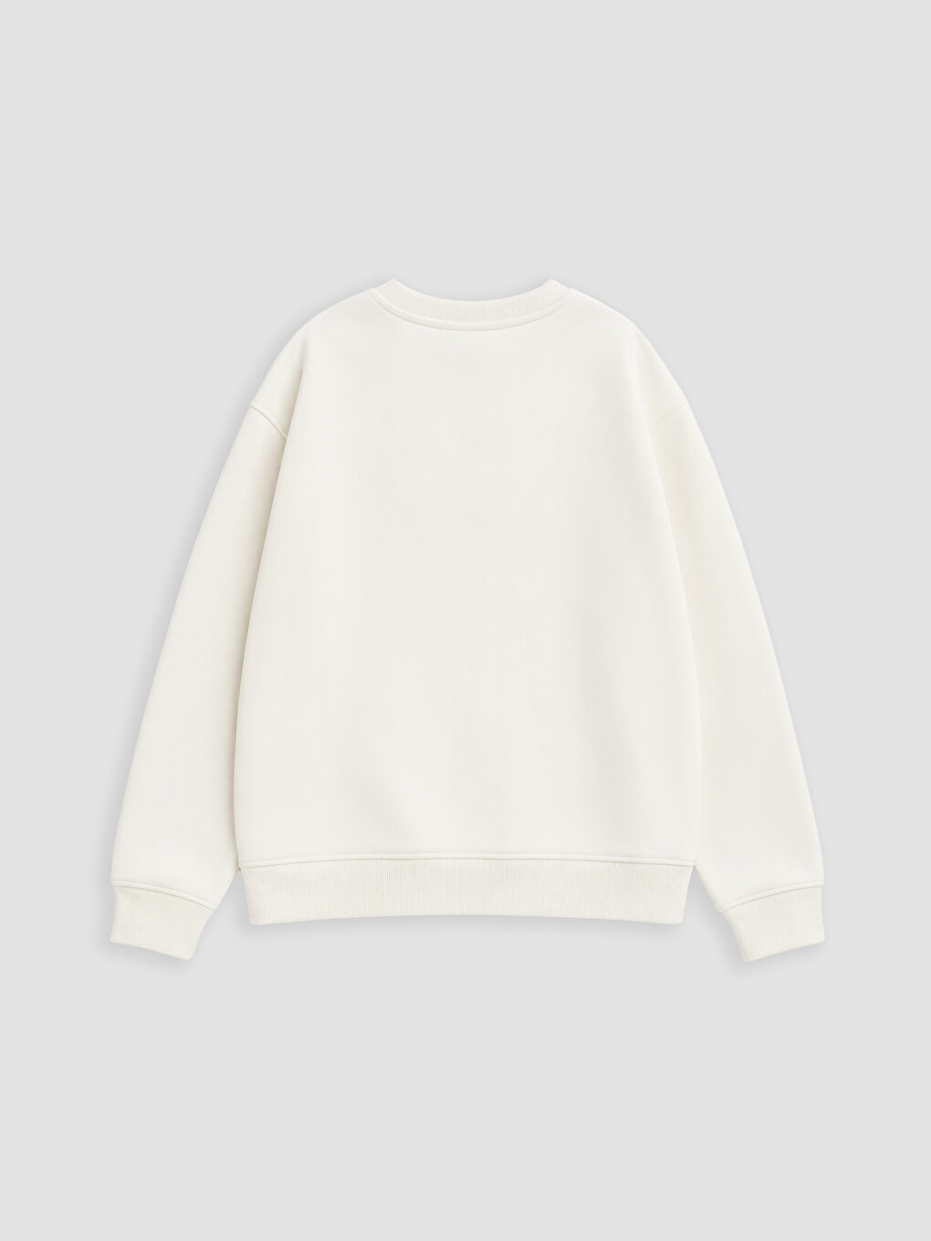 Girl Ecru Sweatshirt-2