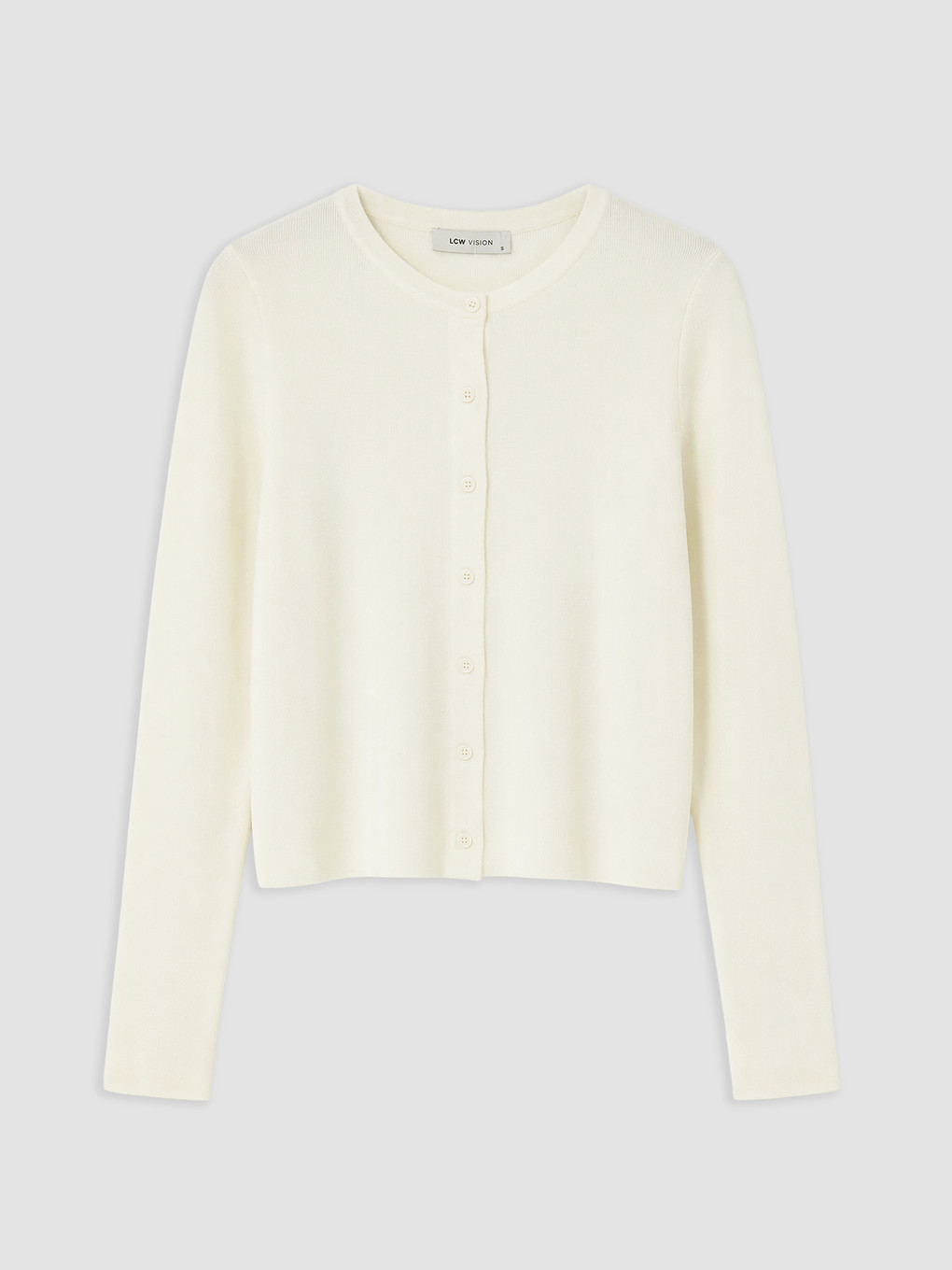 Crew Neck Women's Knitwear Cardigan